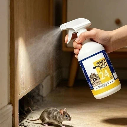 🐭🚫 SCONTO 50%! Spray universale anti-roditore – Di origine vegetale, inodore e a lunga durata – Allontana topi, ratti e altri roditori – Perfetto per cantina, garage, giardino e auto ✨