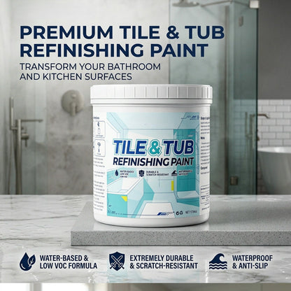 Kit di verniciatura di alta qualità per il rifacimento di piastrelle e vasche da bagno