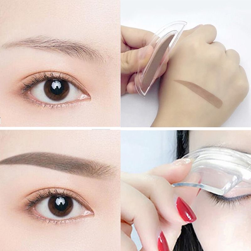 ⏳ Offerta a tempo limitato ⏰ Tampone per sopracciglia istantaneo e regolabile con cipria per sopracciglia in due colori 👁️