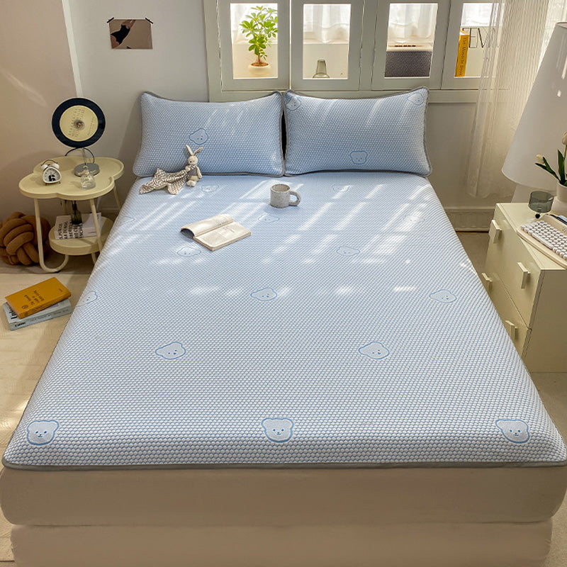 🛏️Set Letto 3 Pezzi Traspirante in Jacquard con Simpatici Orsetti