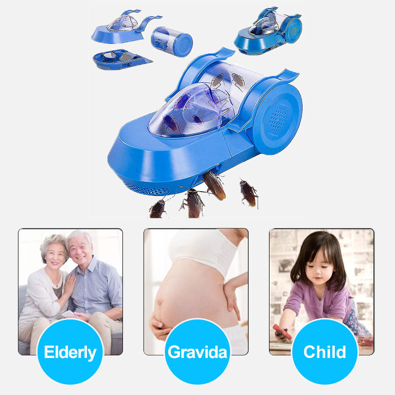 🧼Trappola per scarafaggi riutilizzabile per la casa con 3 esche👍