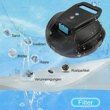 ⏰🔥SCONTO DEL 50%! 🤖 Robot pulitore per piscina: senza fili, potente, intelligente e per una pulizia senza fatica 🌊✨