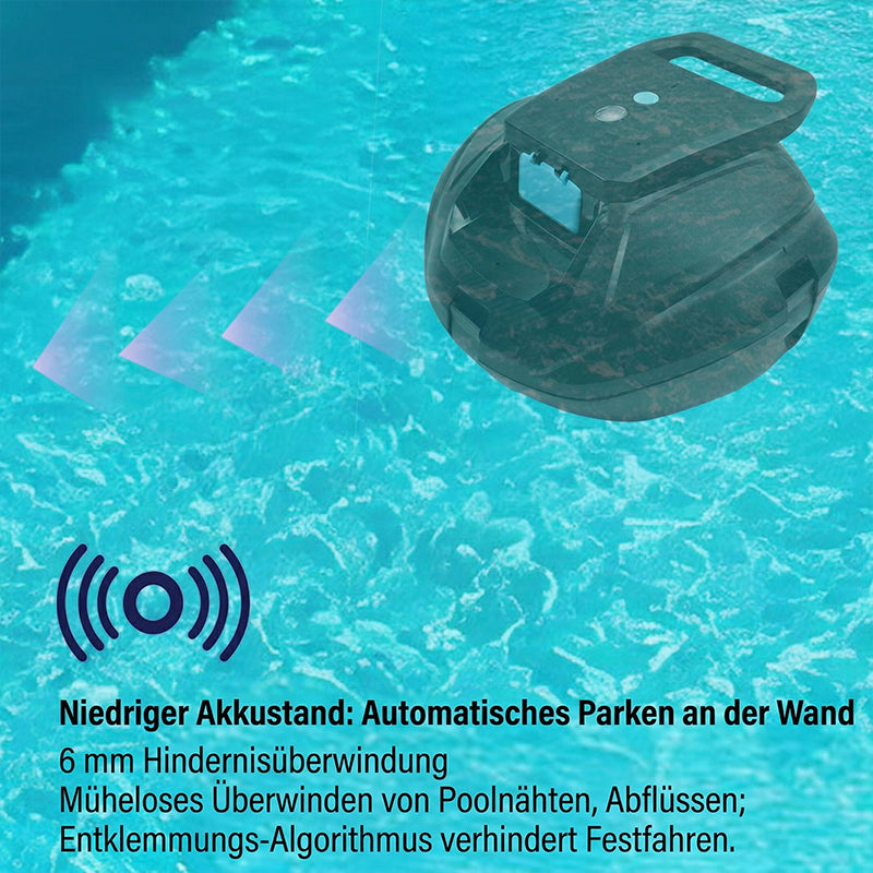 ⏰🔥SCONTO DEL 50%! 🤖 Robot pulitore per piscina: senza fili, potente, intelligente e per una pulizia senza fatica 🌊✨