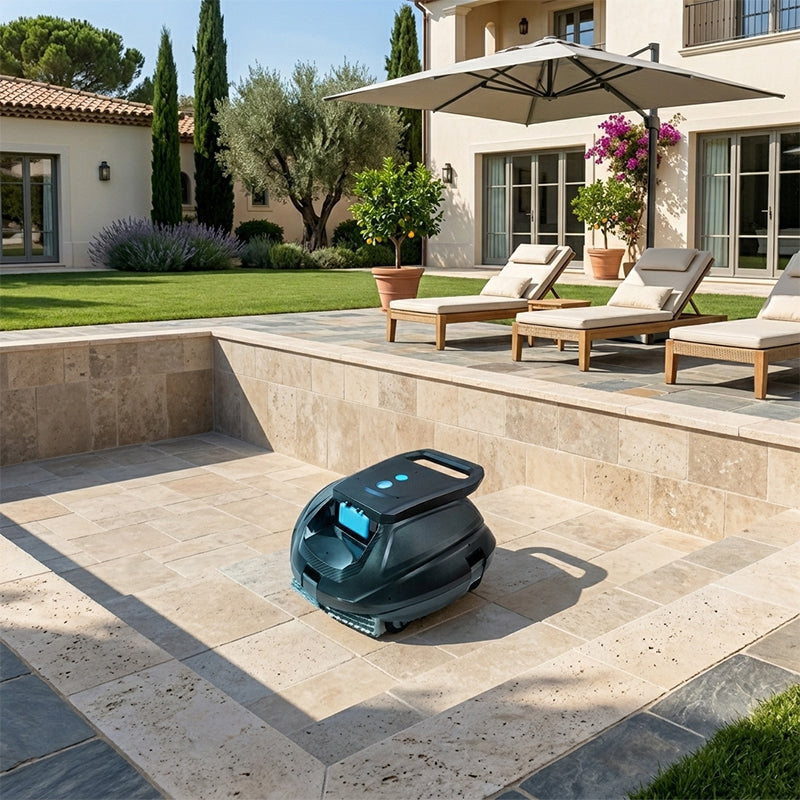 ⏰🔥SCONTO DEL 50%! 🤖 Robot pulitore per piscina: senza fili, potente, intelligente e per una pulizia senza fatica 🌊✨