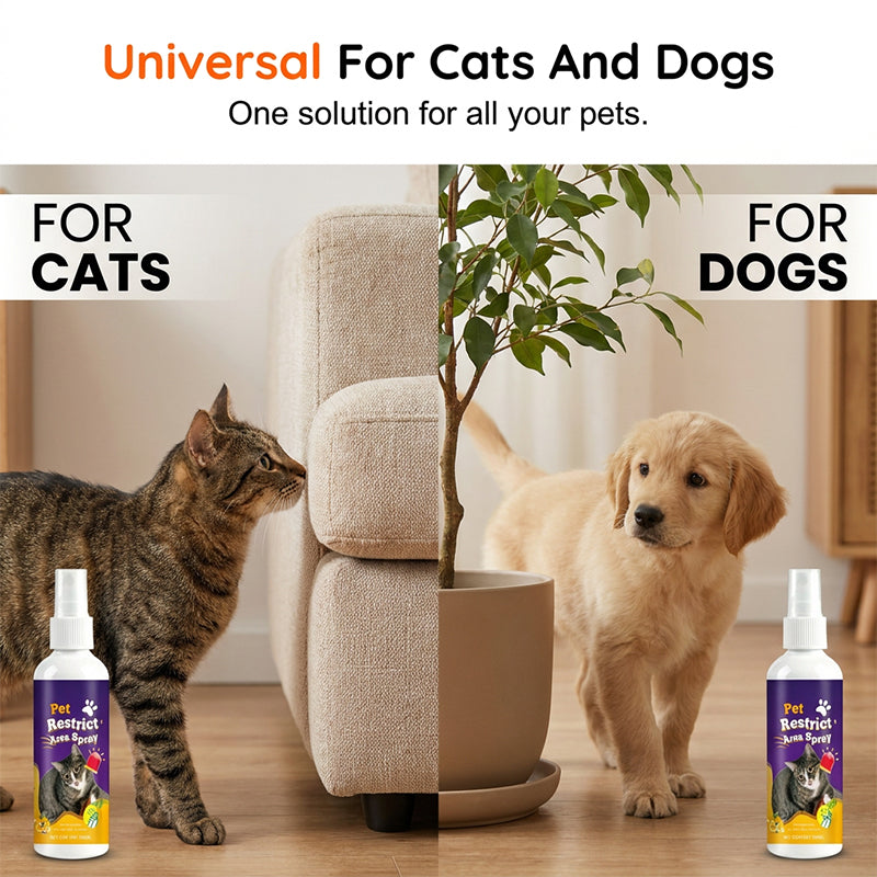 🐾🚫 Via gatti, via cani – 100% naturale! Spray repellente per animali domestici per casa, giardino e mobili – sicuro per persone e animali!
