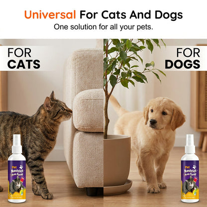 🐾🚫 Via gatti, via cani – 100% naturale! Spray repellente per animali domestici per casa, giardino e mobili – sicuro per persone e animali!