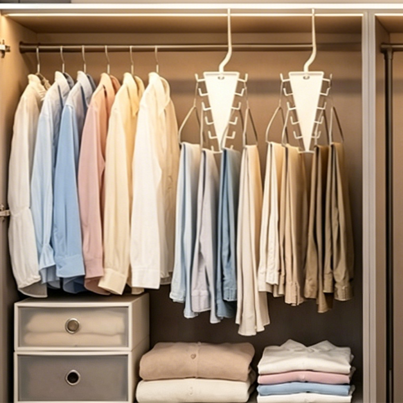 📢📢Acquista 1 ricevi 1 gratis!! ⏰ Organizzatore triangolare per abiti, accessori e molto altro ancora 💖