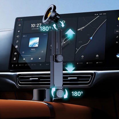 🥤Supporto per telefono da auto con portabicchieri – Regolabile a 360°🧲