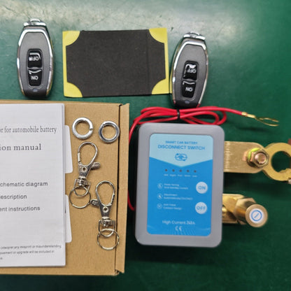 Interruttore di scollegamento batteria auto 12V/24V con telecomando⚙️