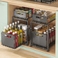 🔥 -50% Oggi: Scaffale in Acciaio a Doppio Strato per Cucina e Bagno – Tiene in ordine e sostiene anche le bottiglie pesanti, senza montaggio e pronto in 1 minuto! 🛠️✨