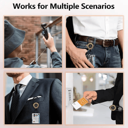 🏆Ultimo giorno: 2 al prezzo di 1🎁Nuovo moschettone multifunzione 3 in 1 con cordino retrattile integrato
