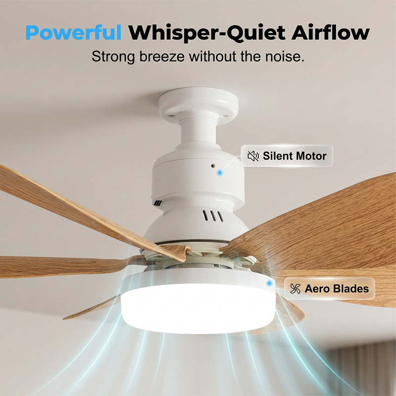 💡Ventilatore da soffitto intelligente 2 in 1 con luce integrata🌬️