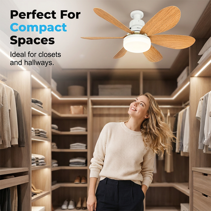 💡Ventilatore da soffitto intelligente 2 in 1 con luce integrata🌬️