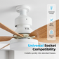 💡Ventilatore da soffitto intelligente 2 in 1 con luce integrata🌬️