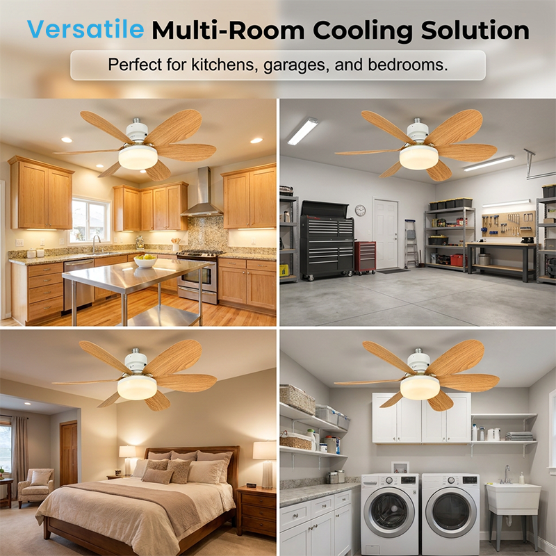 💡Ventilatore da soffitto intelligente 2 in 1 con luce integrata🌬️