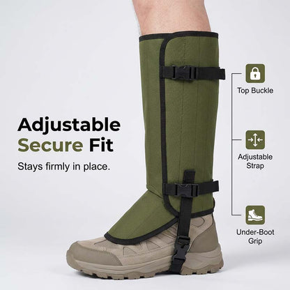 Guêtres de randonnée imperméables pour les aventures en plein air