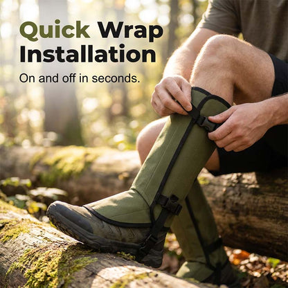 Guêtres de randonnée imperméables pour les aventures en plein air