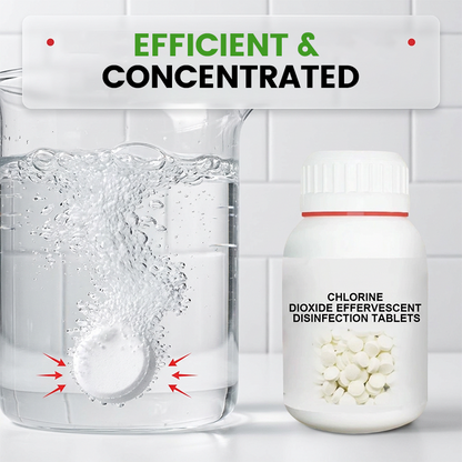 Chlordioxid-Brausetabletten zur Desinfektion