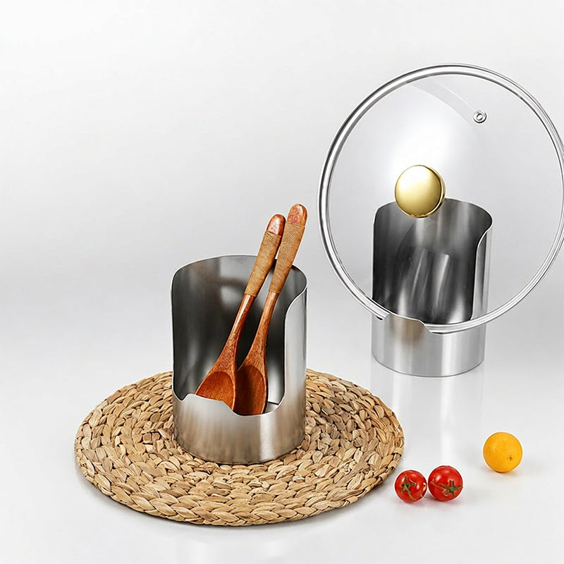 🔥 50% DI SCONTO 🍳 Organizer multifunzionale per utensili da cucina | Realizzato in acciaio inossidabile resistente per una lunga durata · Design verticale salvaspazio · Facile da pulire e antimacchia‑grasso
