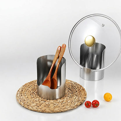 🔥 50% DI SCONTO 🍳 Organizer multifunzionale per utensili da cucina | Realizzato in acciaio inossidabile resistente per una lunga durata · Design verticale salvaspazio · Facile da pulire e antimacchia‑grasso