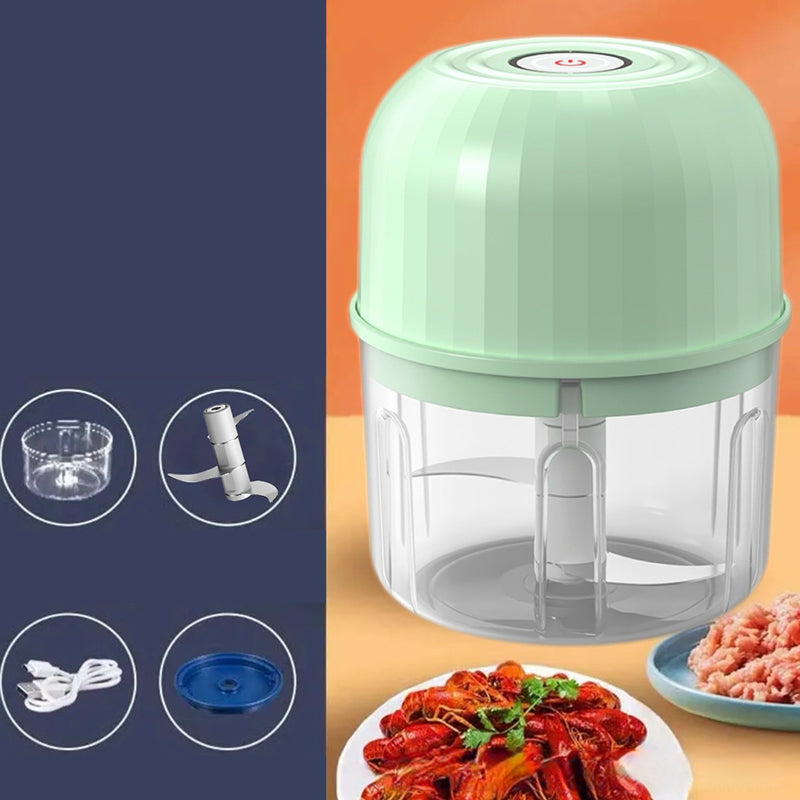 ⏳🍹 🎁Novità 2026: SCONTO DEL 50%💥Mini robot da cucina multifunzionale senza fili, tritatutto da cucina portatile e wireless per carne macinata, aglio e puree per bambini, aiutante in cucina per una preparazione veloce dei cibi