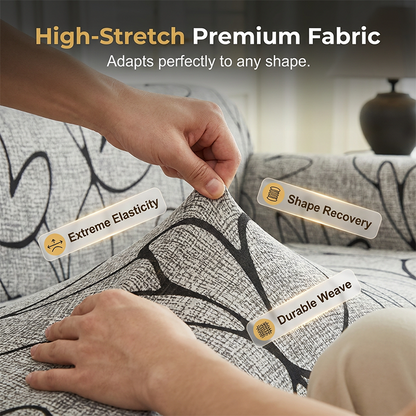 🛋️Coprisdivano altamente elastico – Orlo arricciato e protezione completa