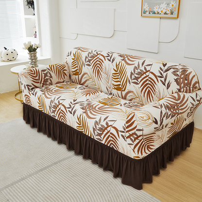 🛋️Coprisdivano altamente elastico – Orlo arricciato e protezione completa