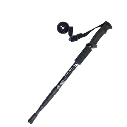 🏔️ Bastone da Trekking Telescopico 3-in-1 – Lega Alluminio 6160, Ammortizzatore Integrato, Lunghezza Regolabile 65-135cm – 6 Colori 🌿💪