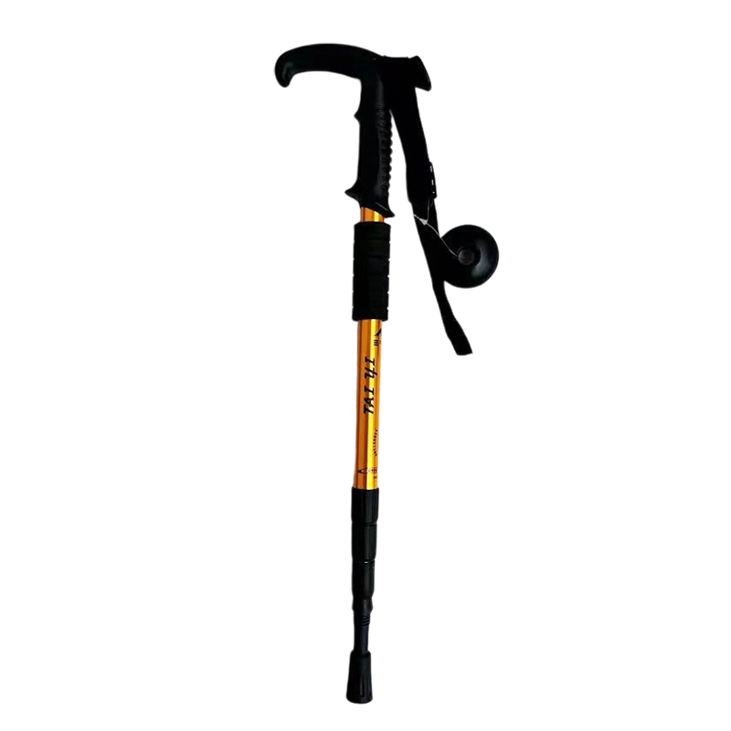🏔️ Bastone da Trekking Telescopico 3-in-1 – Lega Alluminio 6160, Ammortizzatore Integrato, Lunghezza Regolabile 65-135cm – 6 Colori 🌿💪