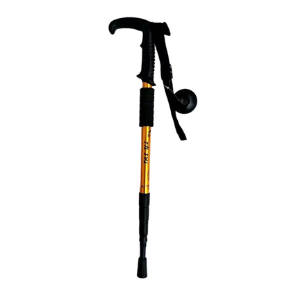 🏔️ Bastone da Trekking Telescopico 3-in-1 – Lega Alluminio 6160, Ammortizzatore Integrato, Lunghezza Regolabile 65-135cm – 6 Colori 🌿💪