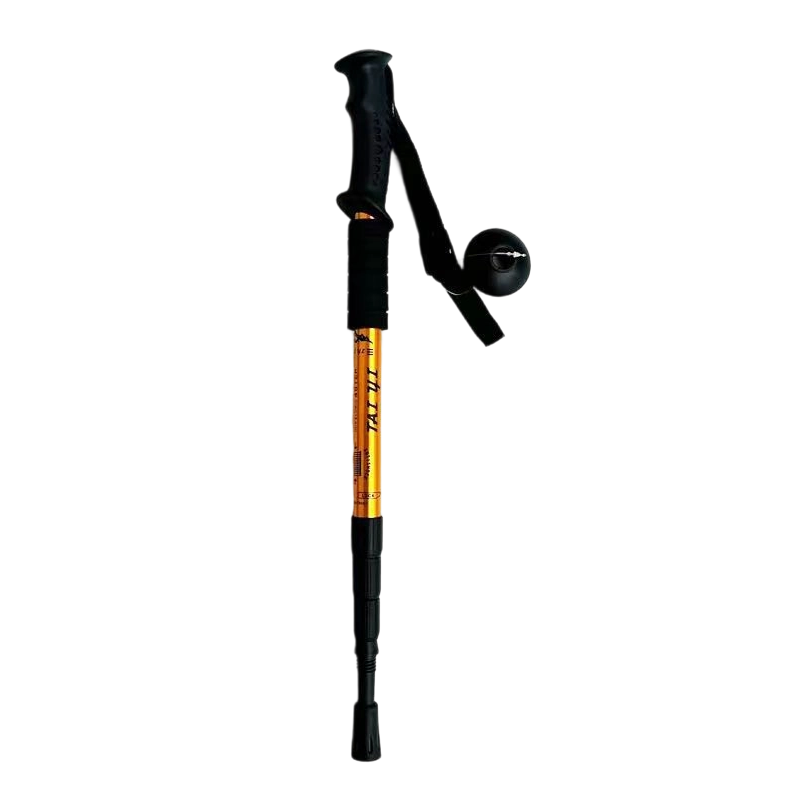🏔️ Bastone da Trekking Telescopico 3-in-1 – Lega Alluminio 6160, Ammortizzatore Integrato, Lunghezza Regolabile 65-135cm – 6 Colori 🌿💪