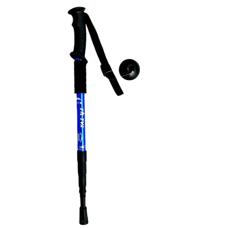 🏔️ Bastone da Trekking Telescopico 3-in-1 – Lega Alluminio 6160, Ammortizzatore Integrato, Lunghezza Regolabile 65-135cm – 6 Colori 🌿💪