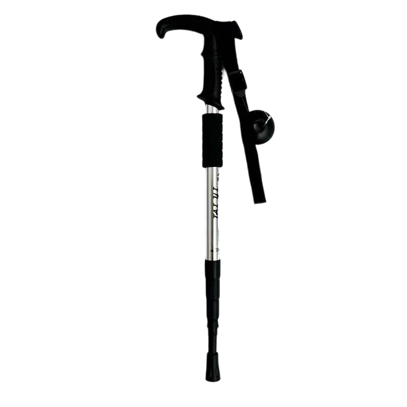 🏔️ Bastone da Trekking Telescopico 3-in-1 – Lega Alluminio 6160, Ammortizzatore Integrato, Lunghezza Regolabile 65-135cm – 6 Colori 🌿💪