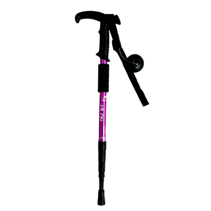 🏔️ Bastone da Trekking Telescopico 3-in-1 – Lega Alluminio 6160, Ammortizzatore Integrato, Lunghezza Regolabile 65-135cm – 6 Colori 🌿💪
