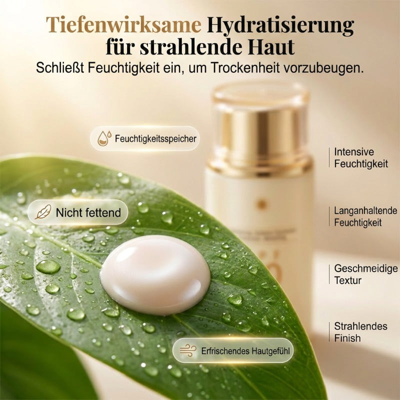 Feuchtigkeitsspendende und aufhellende Sonnencreme mit SPF50+