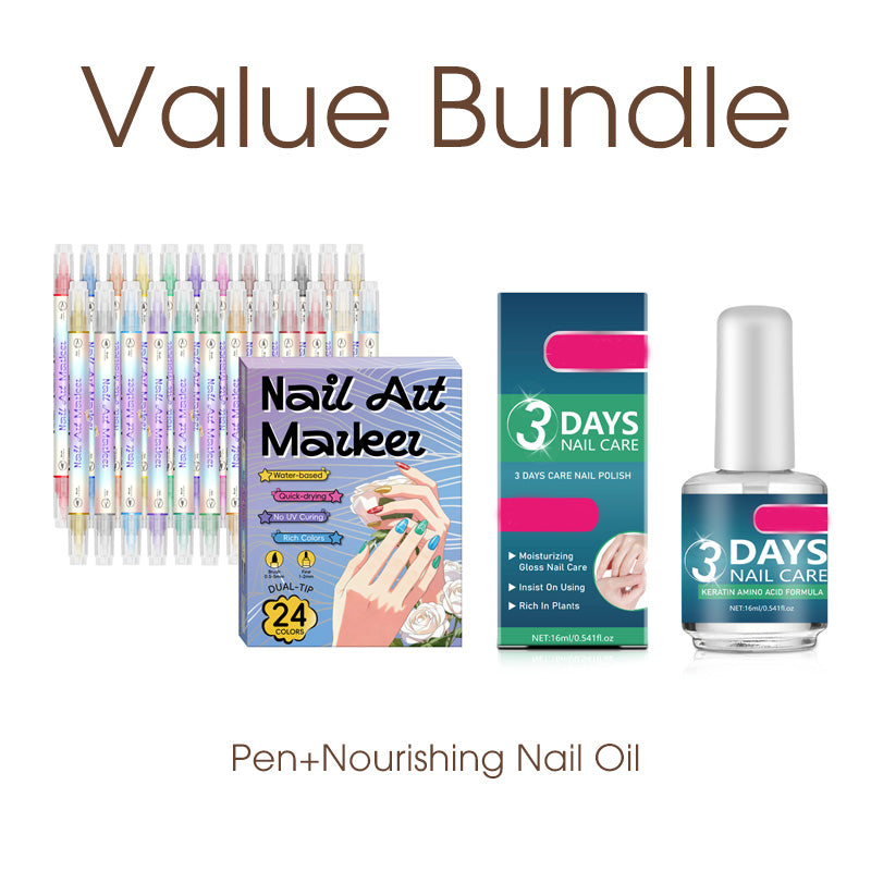 ✍️ SCONTO DEL 50%! 💅 Penna per nail art con punta 2 in 1 – Linee e dettagli precisi – Ideale a casa o in viaggio – Nail art pulita e professionale senza troppa fatica ✨