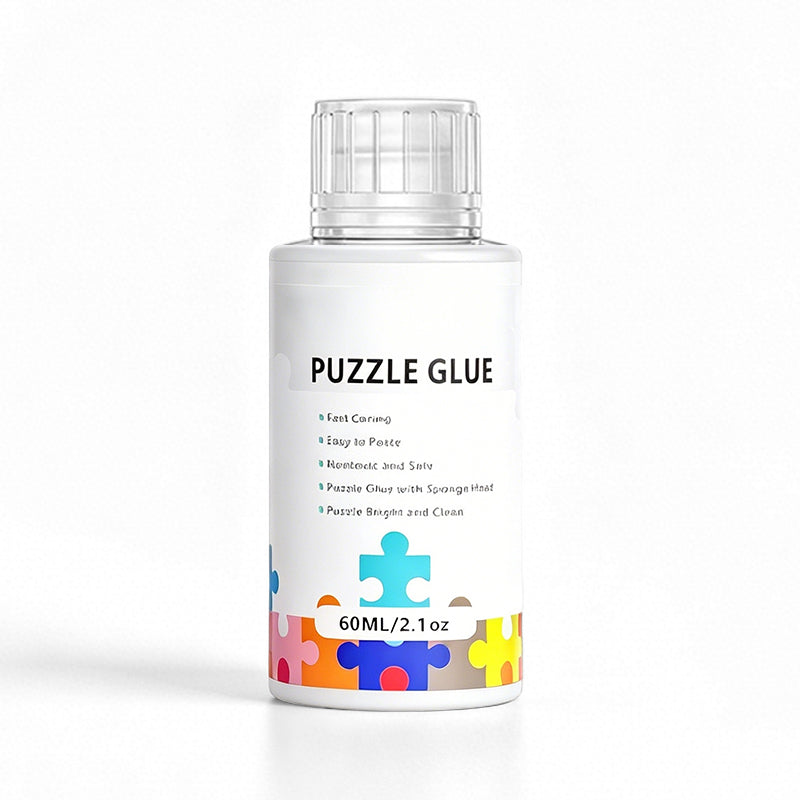 🧩 Colla per puzzle non tossica – sicura per grandi e piccini! 🟢