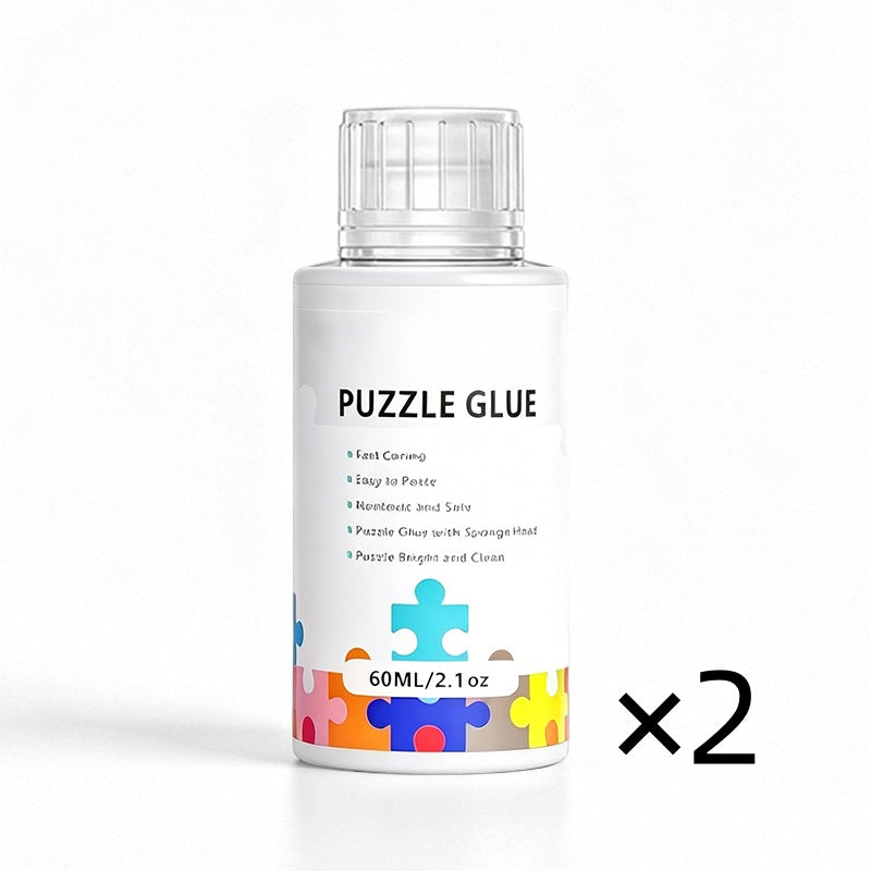 🧩 Colla per puzzle non tossica – sicura per grandi e piccini! 🟢