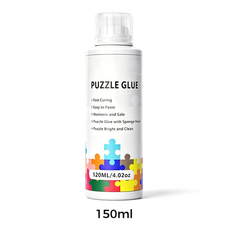 🧩 Colla per puzzle non tossica – sicura per grandi e piccini! 🟢