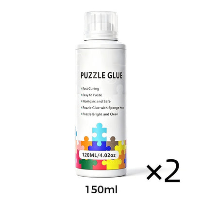 🧩 Colla per puzzle non tossica – sicura per grandi e piccini! 🟢