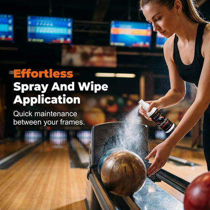 Tragbares Reinigungsspray für Bowlingkugeln