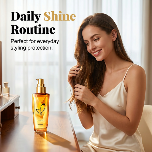 Olio essenziale per la cura dei capelli senza risciacquo🌿