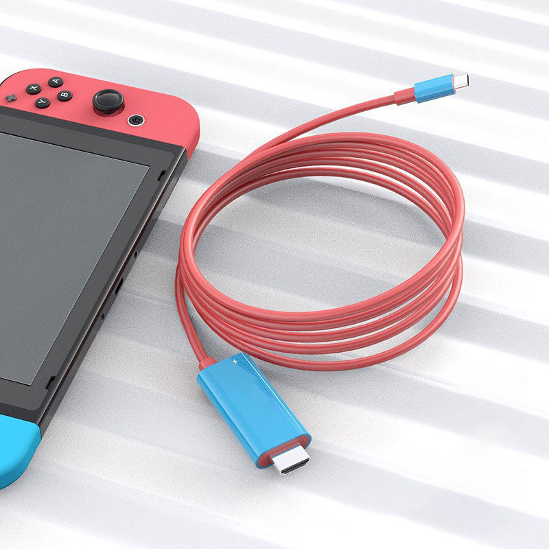🎮📱➡️🖥️ Cavo USB-C a HDMI da 2M con PD 100W — Proietta Switch, Tablet e Telefono sulla TV | Gioca e Ricarica contemporaneamente