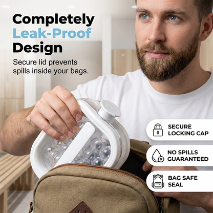 🥳 OFFERTA CALDA 2026 – OLTRE 50.000 VENDUTE! 🍹 SCONTO DEL 50%! – Bricco portatile in silicone per la creazione di cubetti di ghiaccio sferici 🧊✨