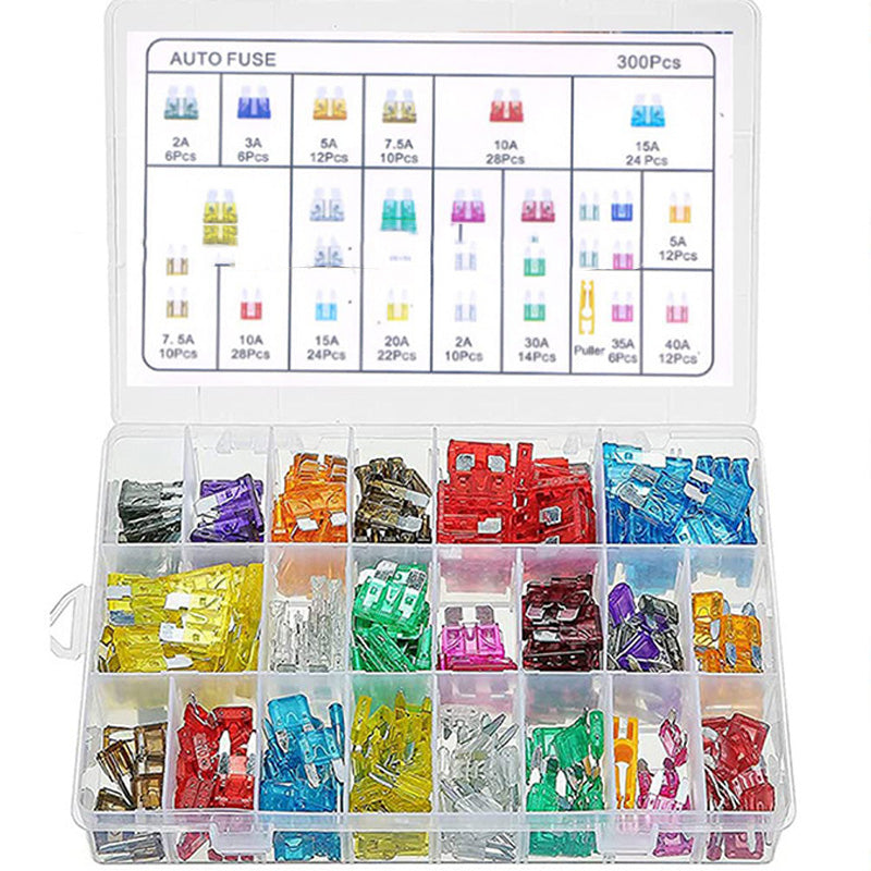 ⚡ Set da 300 pezzi di fusibili per auto – assortiti per tutte le esigenze! 🔌🚗🧰