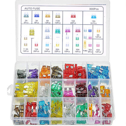 ⚡ Set da 300 pezzi di fusibili per auto – assortiti per tutte le esigenze! 🔌🚗🧰
