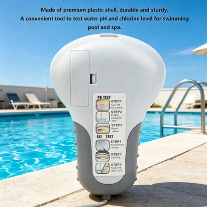 🔬💧 Tester pH & Cl2 Cloro – 50% SCONTO! Misurazione precisa di pH e Cloro in piscina – semplice, veloce, affidabile. 🔥🏊