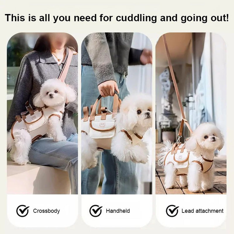 🐶 OFFERTA CALDA 🎒 Trasportino 2-in-1 portatile e traspirante per animali – borsa a tracolla + zaino | Ovunque, in qualsiasi momento! 🐾✨