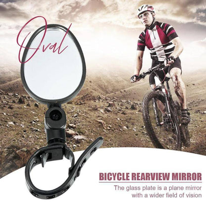 ⏳OFFERTA SPECIALE PER TEMPO LIMITATO⏰Specchietto retrovisore girevole a 360°‑Visione posteriore nitida, non dovrai più girare il collo. Compatibile con bici, e‑bike e motociclette. Cinghia in silicone senza attrezzi! 🛡️✨