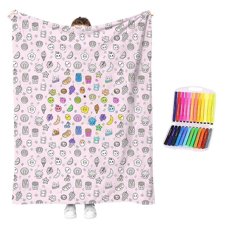 🔥ULTIMO GIORNO DI SALDI 50% DI SCONTO!!🎨✨Kit coperta da colorare creativa e accogliente